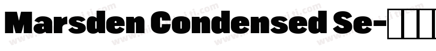 Marsden Condensed Se字体转换